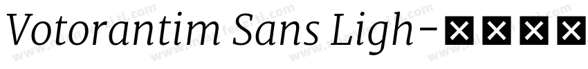 Votorantim Sans Ligh字体转换